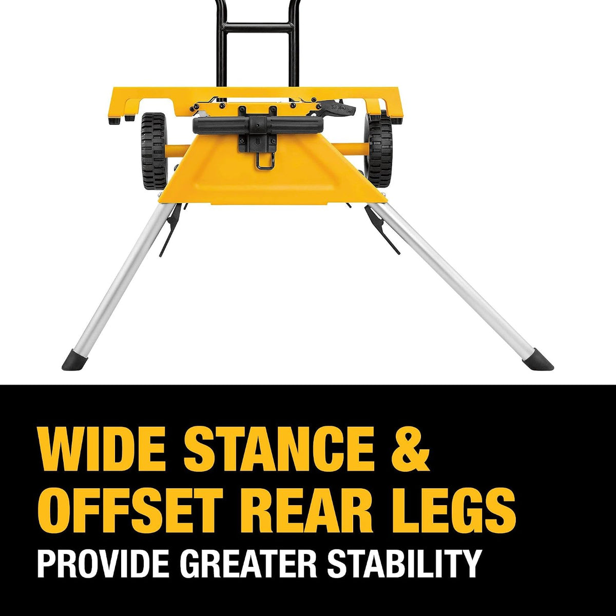 DEWALT Table Saw Stand, Rolling Stand, Collapsible and Portable, Lightweight and Compact (DW7440RS)