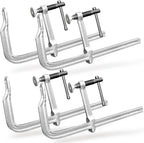 Heavy-Duty 12-Inch F-Clamps, 4-Pack, 1320 Lbs Forged Alloy Steel