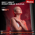 Portable Home Sauna, Dry Heat Sauna Box with Infrared Light