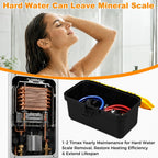 Tankless Water Heater Flushing Kit: Brushless Pump, 2×6' Hoses & Toolbox