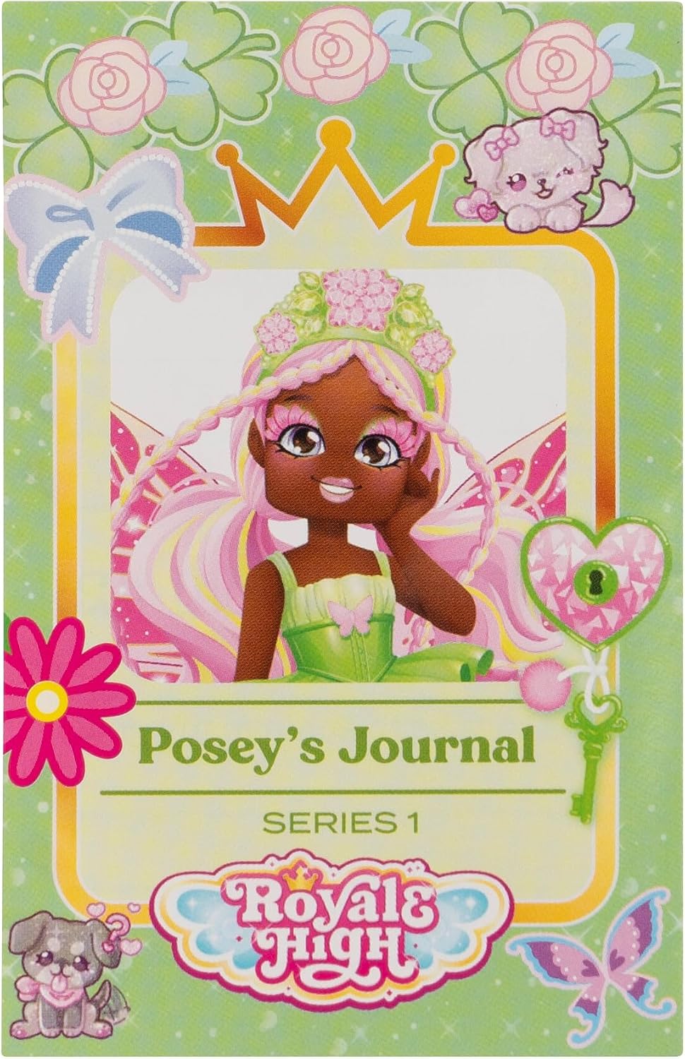 Royale High 9” Fashion Doll - Nature Fairy, Wave 1, Series 1 Doll - Fairy Journal, Comb, and Virtual Item Code Included - Ages 5+