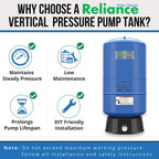 Reliance PMD-20 Vert Pu Multi Purpose Tank, 20 gallon