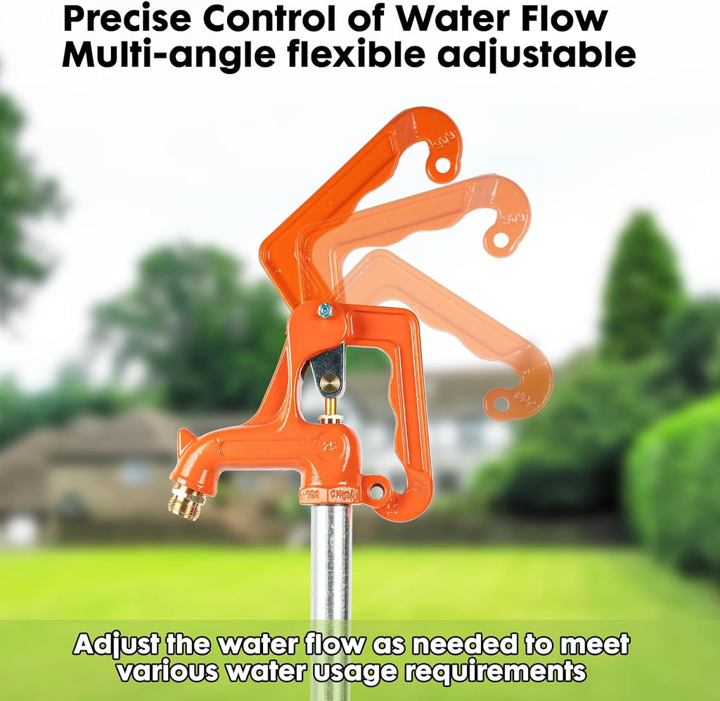 Frost Proof Yard Hydrant - Freeze-Free Outdoor Faucet for Garden, Farm & Irrigation, 3/4" Pipe Connection, 4.25ft Length, 12" Bury Depth (4.25 FT)