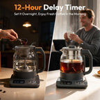 6-Cup Electric Percolator Coffee Pot-3 Custom Brew Modes
