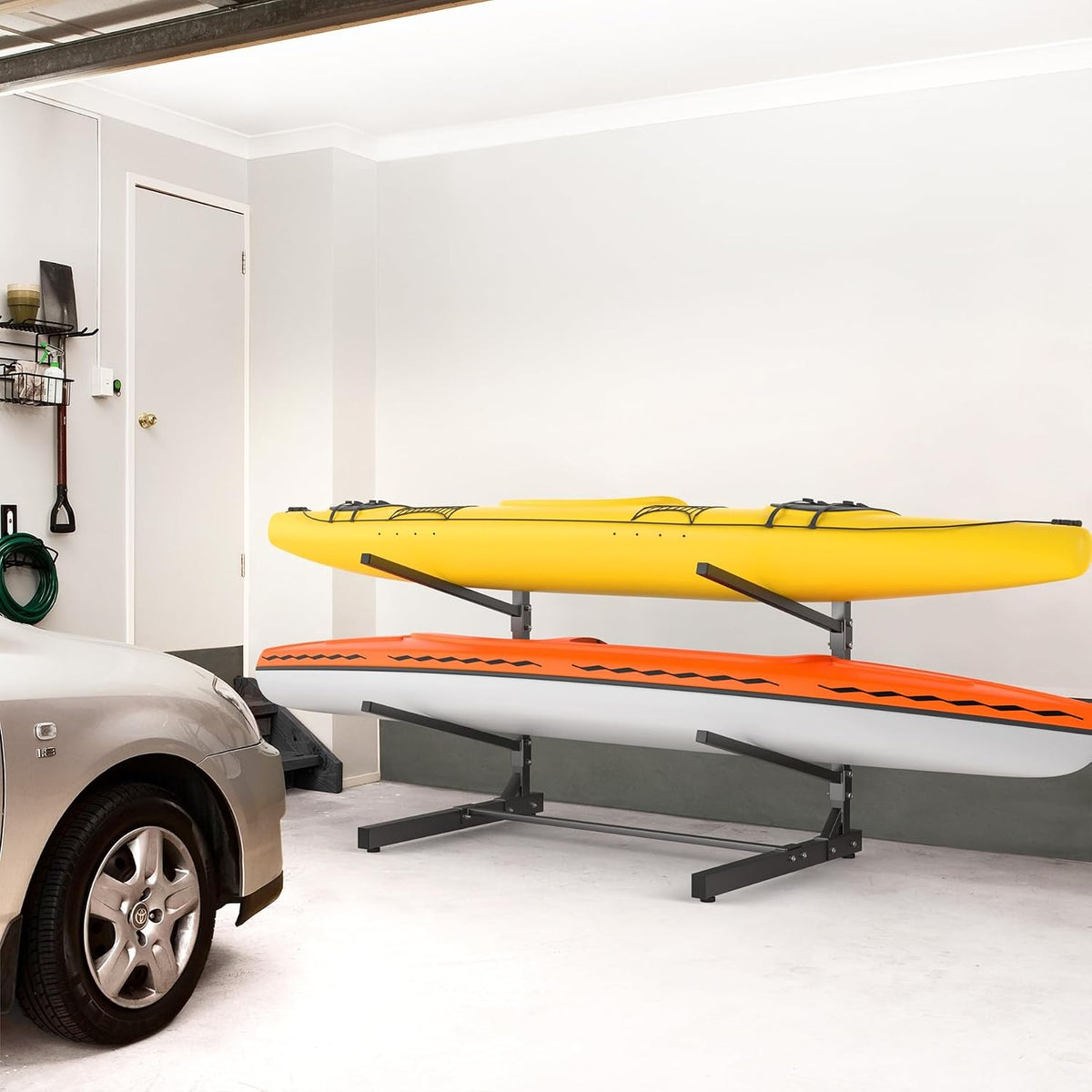 WALMANN Garage Kayak Rack, Heavy-Duty Freestanding Kayak Stand