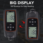 Paint Thickness Gauge for Cars - Accurate Mil Thickness Gauge for Iron/Aluminum/zinc Car Body Filler Tester for Used Car Buyers & Auto Body Shops