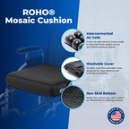 Roho Mosaic Wheelchair Air Cushion, Standard Cover, 18 x 16 Inches