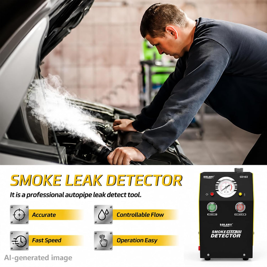 Smoke Machine for Car - DC 12V EVAP Automotive Smoke Tester for Vacuum Leaks