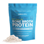 Paleovalley 100% Grass Fed Bone Broth Protein Powder, Unflavored