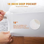 Valthie Heated Mattress Pad Queen Size, Electric Bed Warmer with Preheat