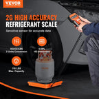 VEVOR Refrigerant Scale 110 LBS HAVC Charging Recovery Freon Scale, with Wired Remote Control, 2g High Precision Electronic Digital Recovery Weight