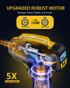 Tire Inflator Portable Air Compressor 21V Battery Powered 160PSI