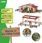 Schleich Farm World - Stable with Horses and Accessories - Kids 3+ | 42195