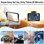 HD 1080P Backup Camera Plug & Play: Fast 60FPS Smooth Real-Time Clear View