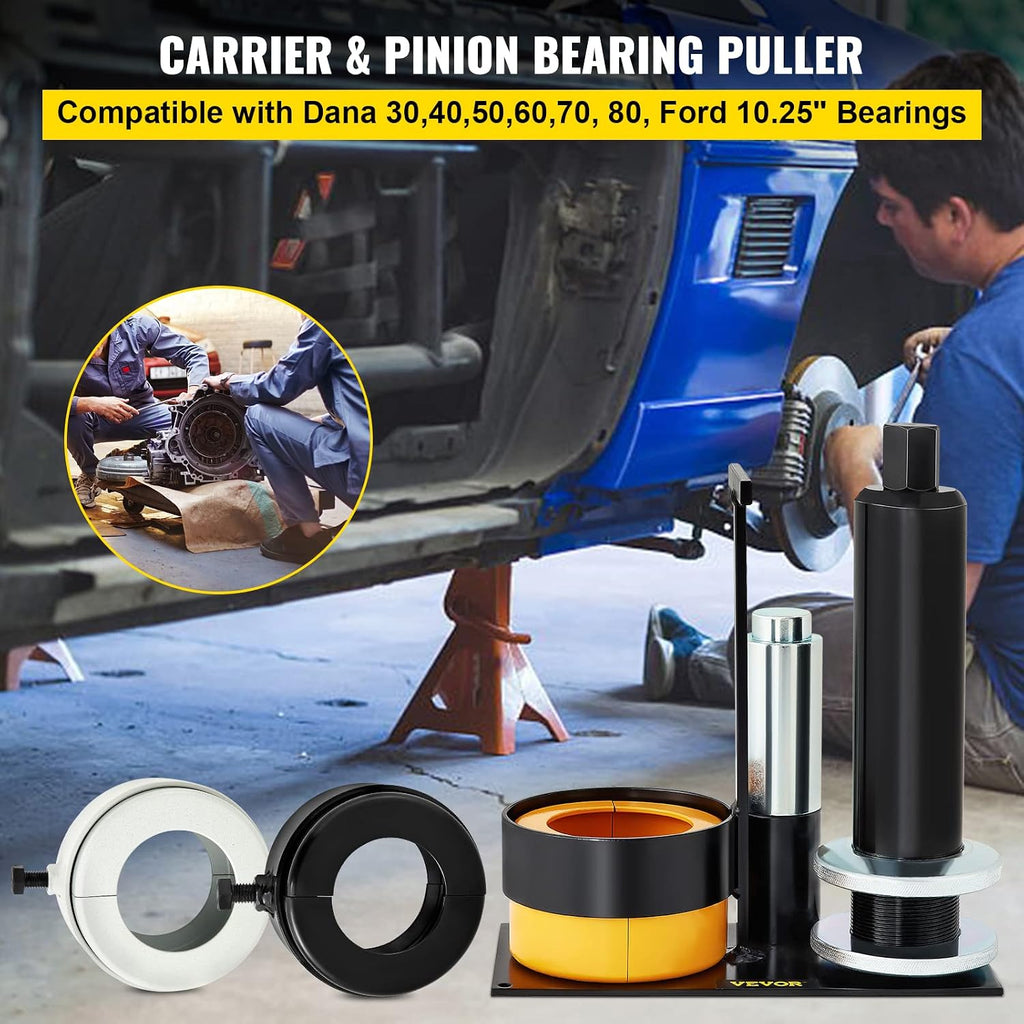 VEVOR Carrier & Pinion Bearing Puller with 3 Clamshells Pinion Puller Tool