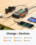 50000mAh Solar Power Bank 22.5W Wireless Portable Solar Charger
