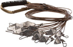 Rig'Em Right Waterfowl Pre-Rigged Xtreme Coated Tangle Free Cable Decoy Anchors for Duck Hunting