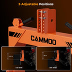 CAMMOO 3-Point Quick Hitch with 2" Receiver, Orange