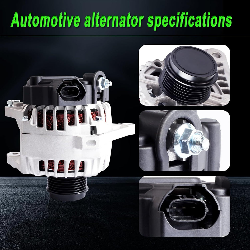 90A Alternator fit for 2011-2017 Elantra 2012-2013 Soul 1.8L 2.0L L4