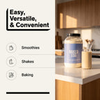 Naked 3LB Non-GMO Egg White Protein Supplement Powder, Unflavored, No Additives, Paleo, Dairy Free, Gluten Free, Soy Free – 25g Protein, 44 Servings