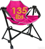 Kids Hammock Chair, Kids Camping Chair, Folding Chair, Pink