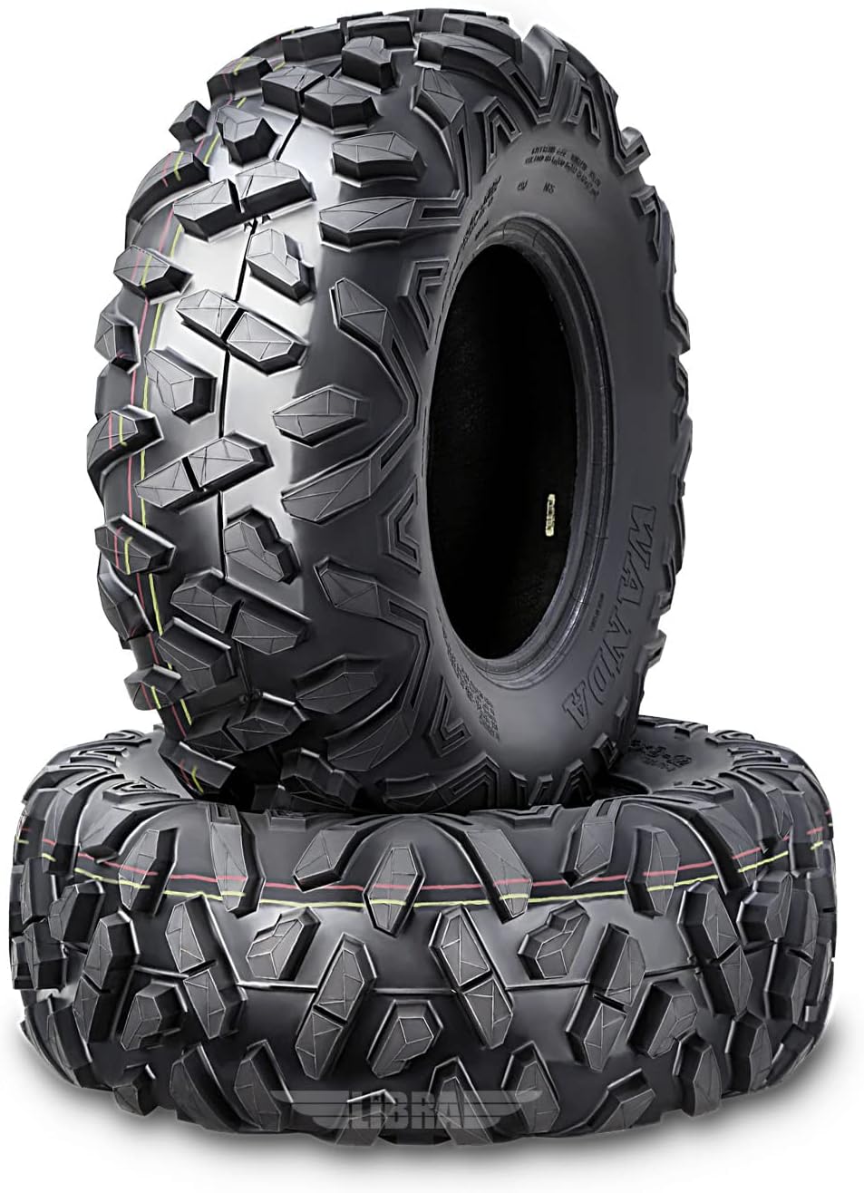 WANDA ATV UTV Tires 25X8-12 25X8X12 6PR P3501,Set 2 10375
