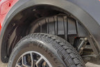 Rough Country Rear Wheel Well Liners for Ford F-150 2WD/4WD (2021-2026) - Heavy-Duty Black HDPE Inner Fender Guards, Made in USA