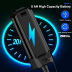 Rechargeable LED Work Light with Stand, Aluminum 67" Portable Cordless Work Light, 8AH Battery, 500/1500/2500 Lumen, 4000/6500K Dimmable Camping