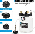 3L Pneumatic Brake Pressure Bleeder Kit, One-Person Operation