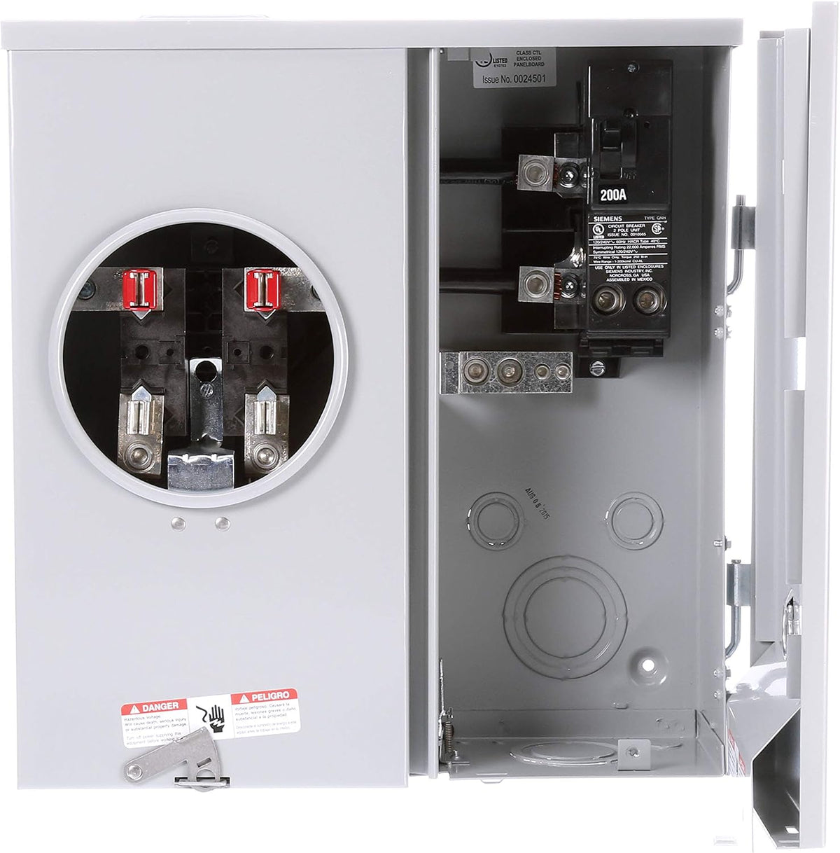 Siemens MM0202B1200 200-Amp Meter Main Combination