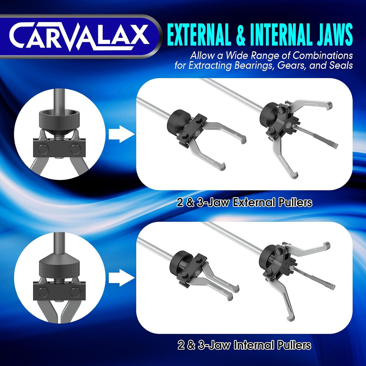 12-Way Slide Hammer Puller Set