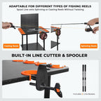 KastKing Gear Trolley V12 Mobile Fishing Rod Holder for 12 Rods or Combos