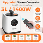 Portable Infrared Sauna Box for Home, 3L 1400W Steam Sauna Tent