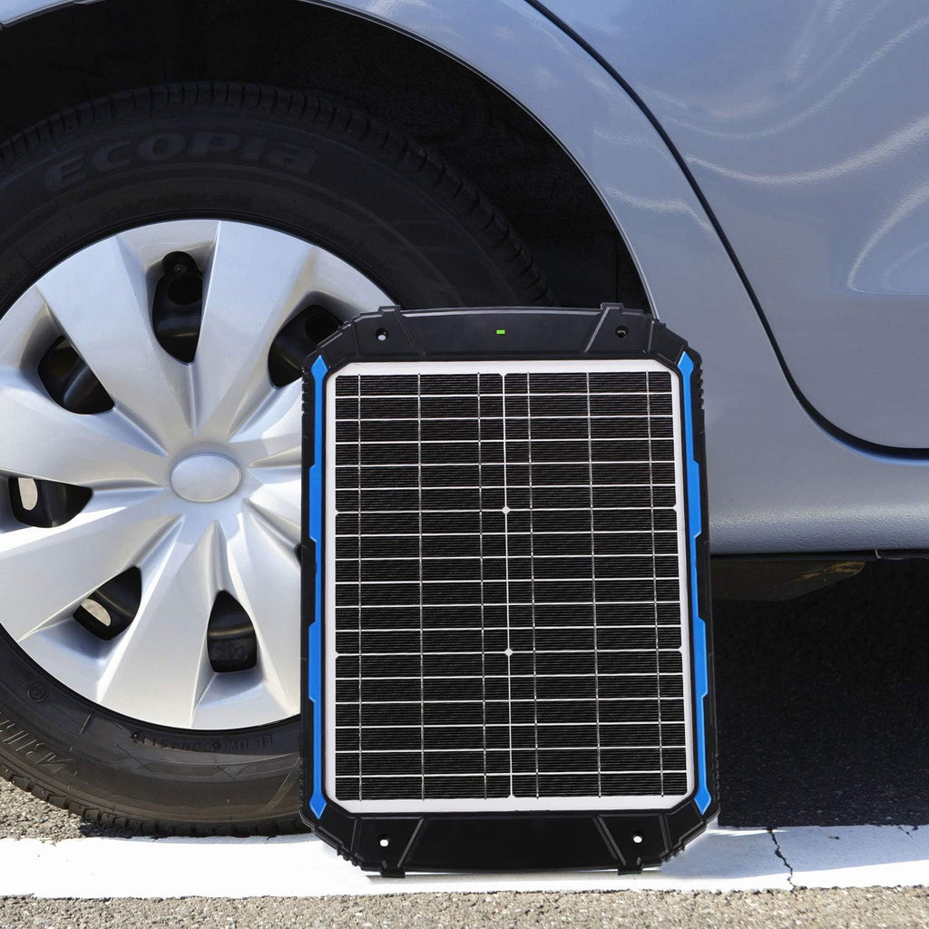 SUNER POWER 20W 12V Solar Panel Battery Trickle Charger Maintainer Pro