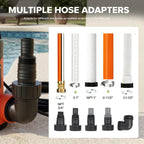 Prostormer 1HP 4200GPH Clean/Dirty Submersible Sump Pump