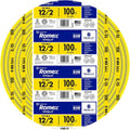 Southwire Romex Brand Simpull Solid Indoor 12/2 W/G NMB Cable 100ft Coil - SW# 28828228
