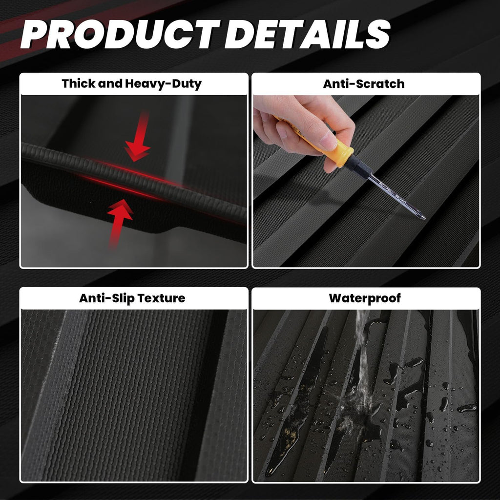 LASFIT Truck Bed Mat for Chevrolet Silverado/GMC Sierra 1500 2019-2026