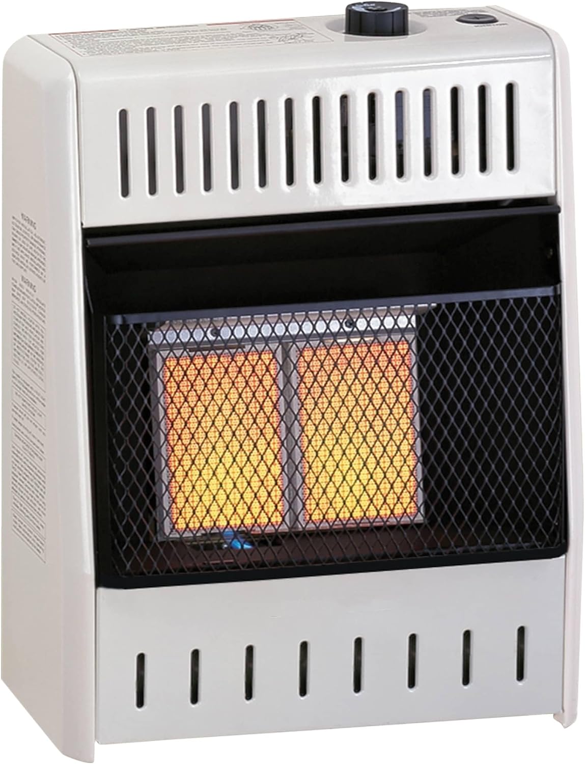 ProCom Heating Liquid Propane Ventless Infrared Plaque Heater With Base Feet - 10,000 BTU, T-Stat Control - Model# ML100TPA-B