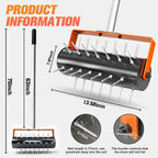 Rolling Lawn Aerator Tool Seed Dispenser for Small Seeds，Handheld Seed Planter Tool Seed Dibber Multifunctional Seed Spacer Gardening Tools