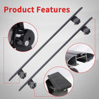 51" Universal Car Roof Rack Cross Bars, Capacity Roof Rack for Bare Roof