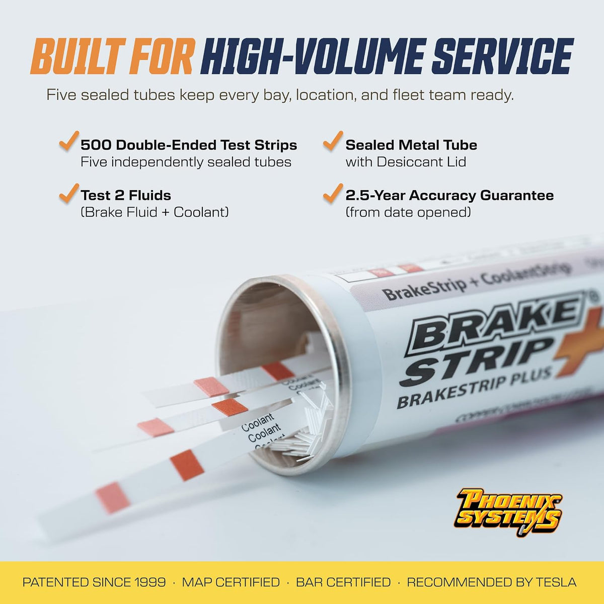 Phoenix Systems 500 Double-Ended Brake & Coolant Test Strips