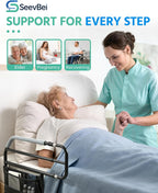 Bed Rail for Elderly Adults Safety, Bedside Support Handle, 300LBS Support