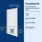 PetSafe Electronic Pet Door, Collar Key Sensor, Dogs Up to 100 lb, Large