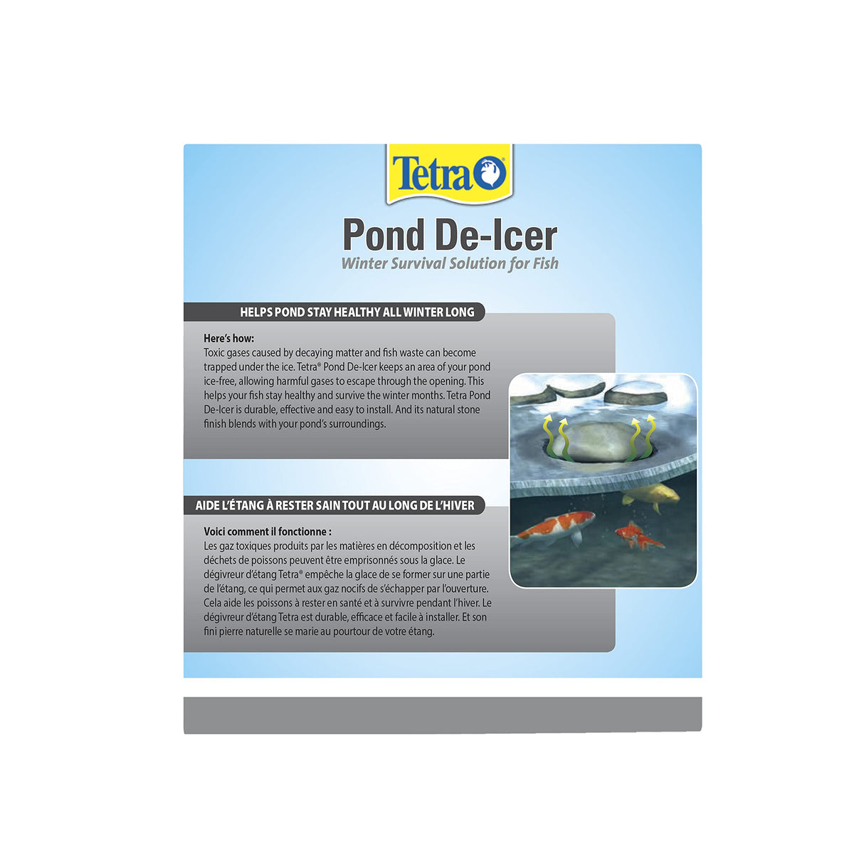 Tetra Pond De-Icer, Winter Survival Solution for Fish