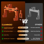 CAMMOO 3-Point Quick Hitch with 2" Receiver, Orange