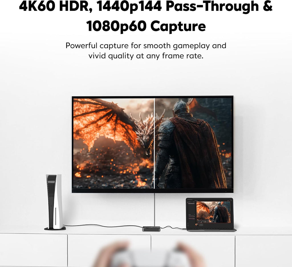 AVerMedia GC311G2 USB-C Game Capture Card, 1080p60, 4K60 HDR Pass-Through