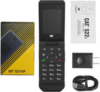 Unifone S22 Rugged Flip Phone Unlocked (16GB) 2.8'' Touchscreen Smart Cell Phone Android 11, IP68 Water Resistant, 4G LTE GSM Single Sim (Black)