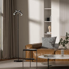 LED Floor Lamp - Dimmable Tall Standing Lamp with Remote Control/Button, 3000-6500K, 22W Modern Floor Reading Light, Uplighter Corner Floor Lamp for