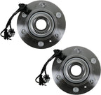 TRQ Front Wheel Bearing & Hub Assembly Set