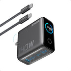 Anker 140W Max 4-Port GaN Charging Blocks,Smart Display for MacBook Charger